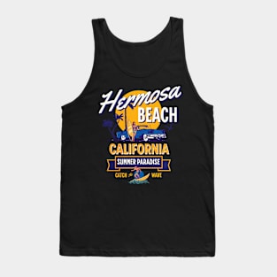 Hermosa Beach California Summer Paradise Tank Top